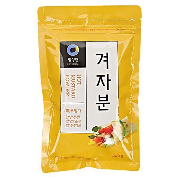 SS- Bột mù tạc vàng Hàn Quốc 200g - Mustard Chungjungwon 200g ( pack )