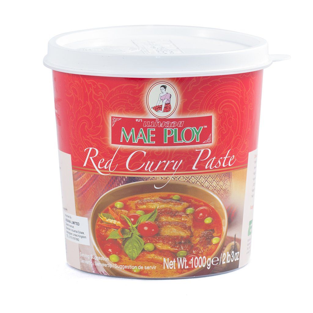 SS- Cà ri Thái đỏ Mae Ploy 1Kg - Red Curry Paste ( box )