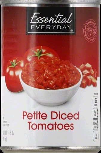 VET- Cà chua cắt Edision 411g - Petite Diced Tomato ( Tin )