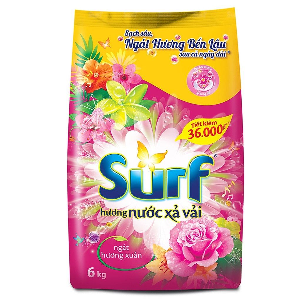 PU.HC- Bột giặt Surf 5.8kg - Washing Powder Premium Surf 5.8kg ( Pack )