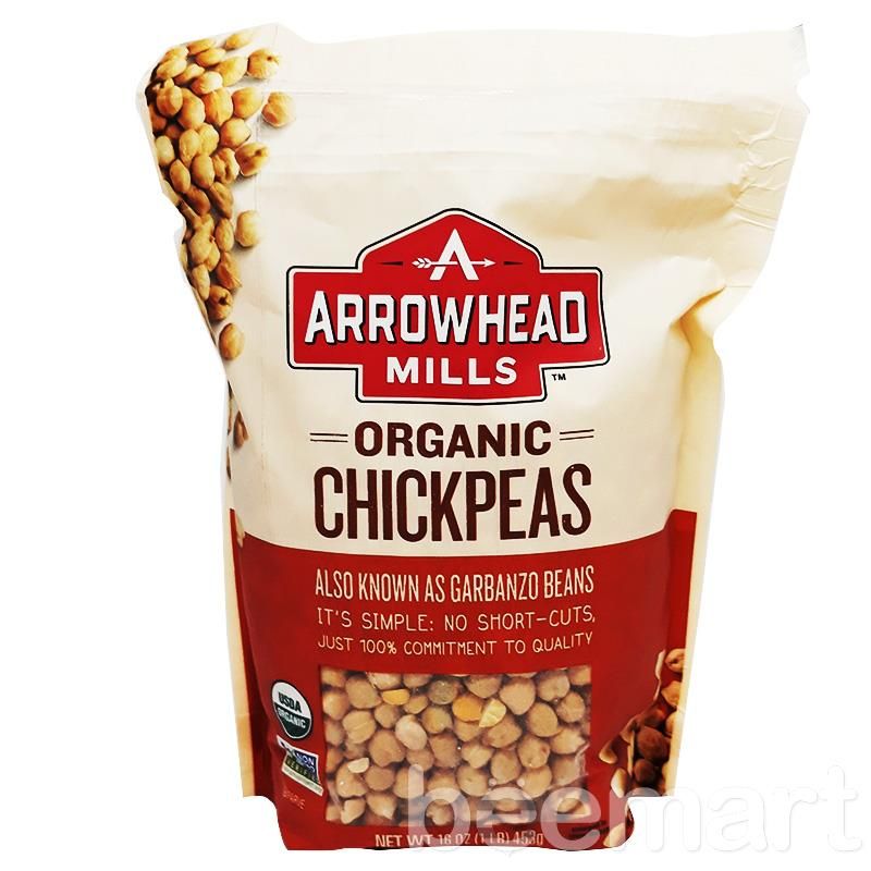 N- Đậu răng ngựa hữu cơ Mills 453g - Organic Chickpeas Arrowhead ( Pack )