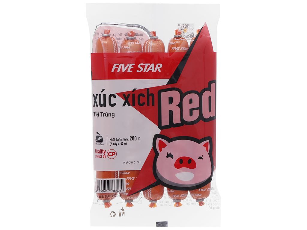 ME.CC- Five Star Red Sausage 200g T12