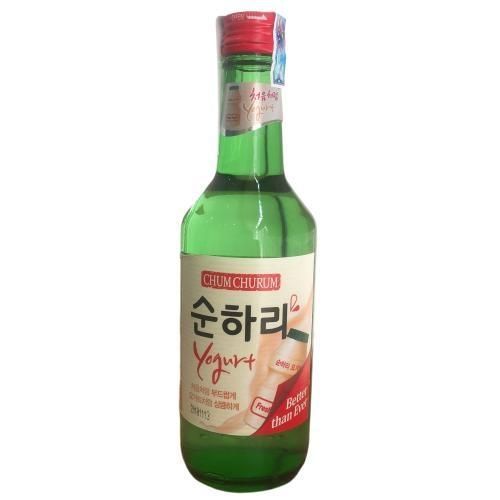 WI.KJ- Yogurt Soju Chum Churum 360ml ( Bottle )