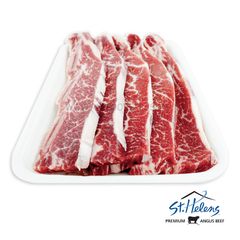 SƯỜN BÒ MỸ CÓ XƯƠNG BLACK ANGUS ST. HELENS CẮT LÁT 1KG