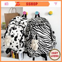 Balo nữ đi học giá rẻ thời trang cá tính cao cấp cute dễ thương HBL178-Sshop