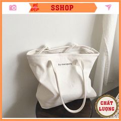 Túi tote bag đẹp vải bố trơn mềm đẹp giá rẻ HTX52-Sshop