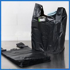 Túi bóng, bọc nilon đen đóng hàng, đựng rác dày nhiều size tiện dụng.