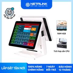 Máy POS cảm ứng POS LX-8000 J1900 (hai màn hình)