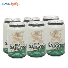 Bia Sài Gòn Lager lốc 6x330ml