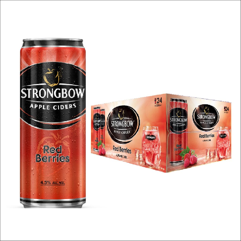 Nước táo StrongBow Red lon thùng 24x330ml