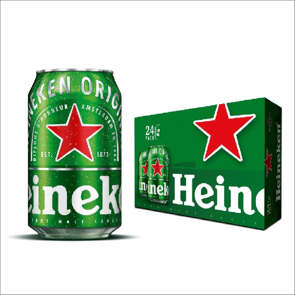 Bia HEINEKEN lon cao thùng 24x330ml