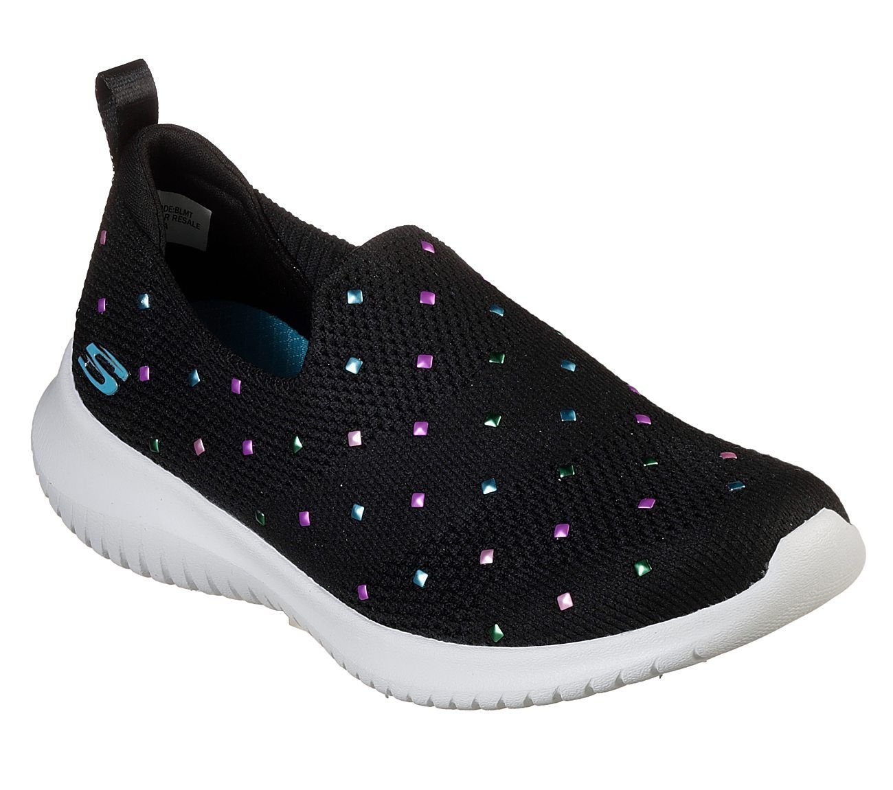 Giày Bé Gái Skechers Ultra Flex 81540L-BKMT