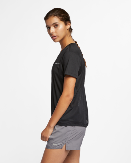 Áo Phông - Áo thun Chạy Nữ Nike As W Nk Miler Top Ss AJ8122-010