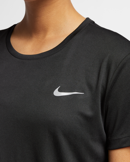 Áo Phông - Áo thun Chạy Nữ Nike As W Nk Miler Top Ss AJ8122-010