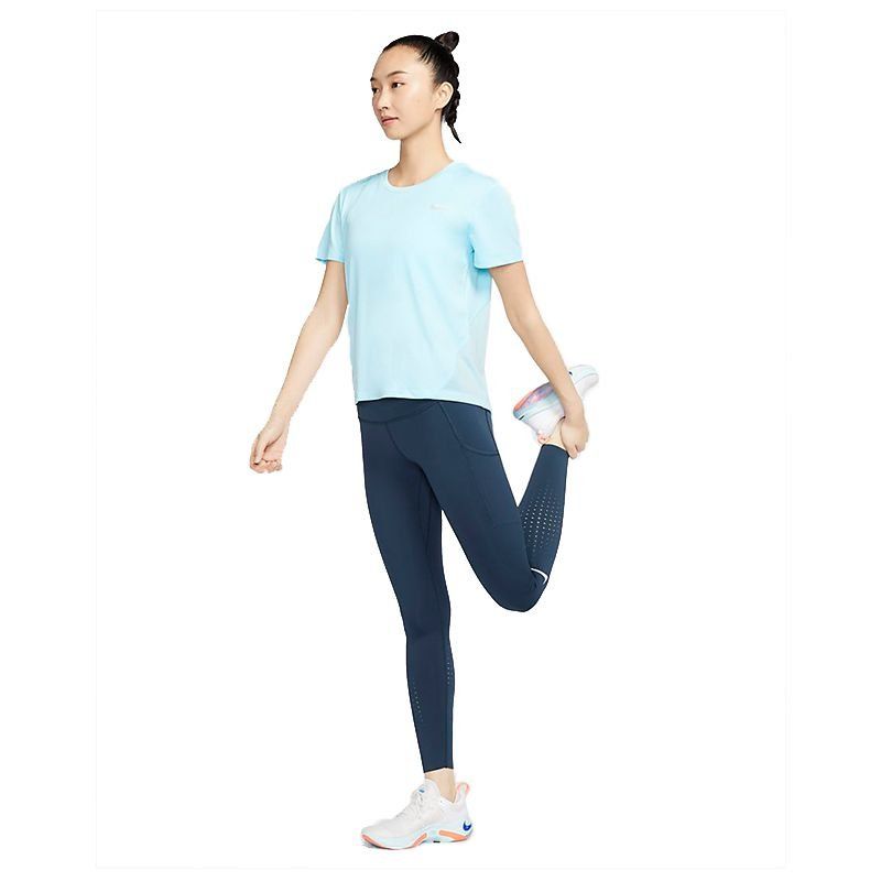 Áo Phông - Áo thun Chạy Nữ Nike As W Nk Miler Top Ss AJ8122-434
