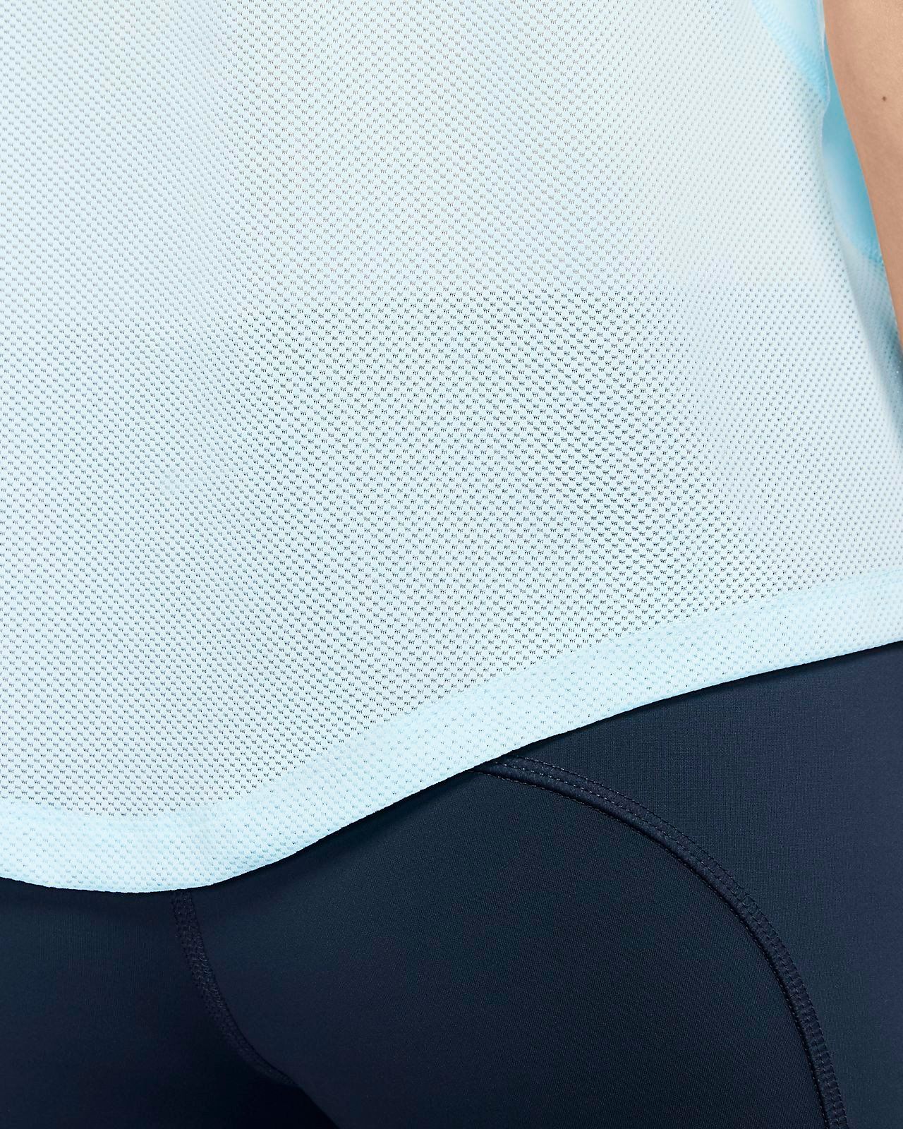 Áo Phông - Áo thun Chạy Nữ Nike As W Nk Miler Top Ss AJ8122-434