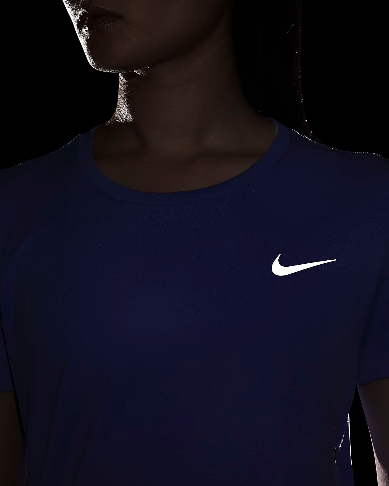 Áo Phông - Áo thun Chạy Nữ Nike As W Nk Miler Top Ss AJ8122-500