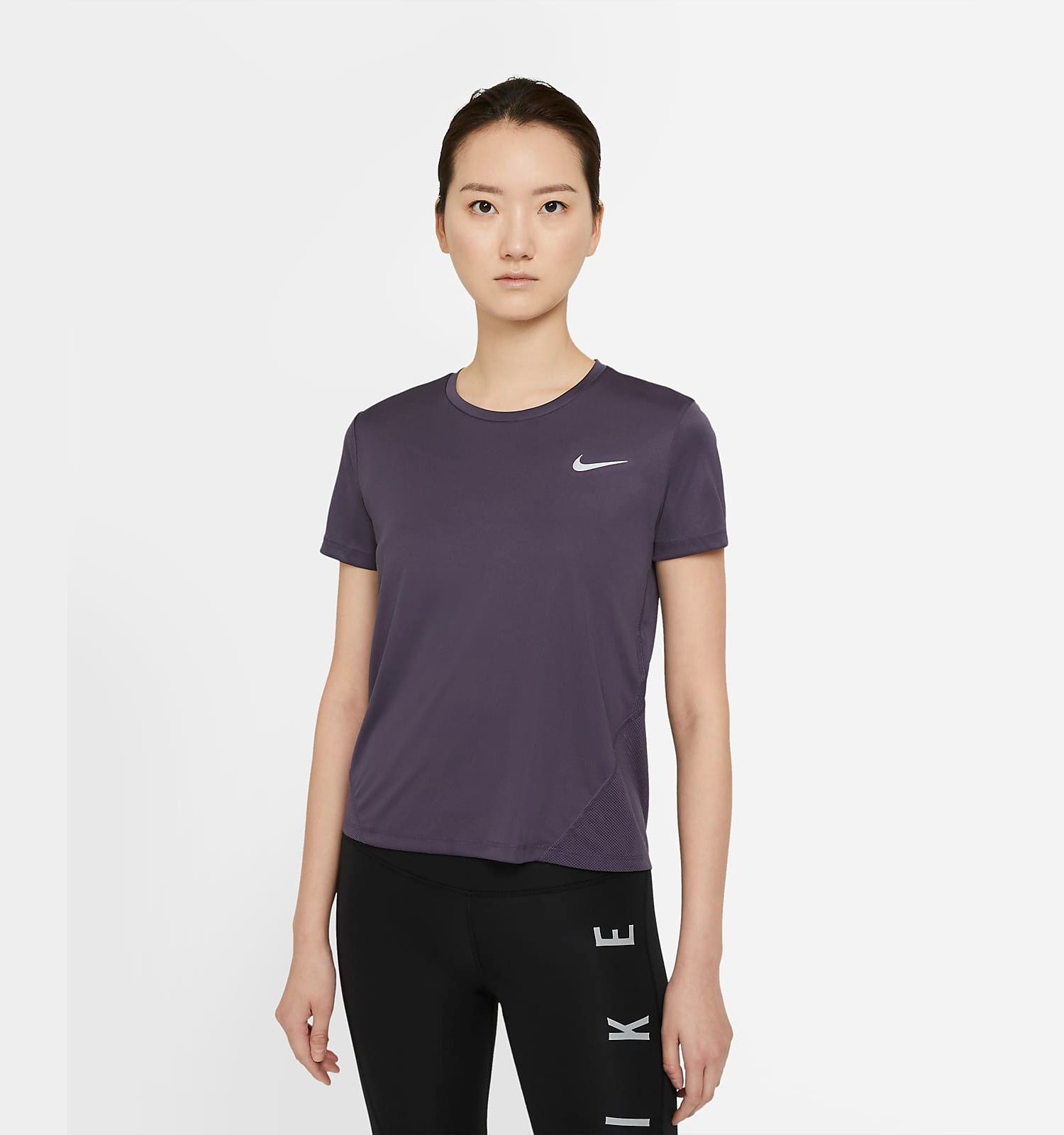 Áo Phông - Áo thun Chạy Nữ Nike As W Nk Miler Top Ss AJ8122-573