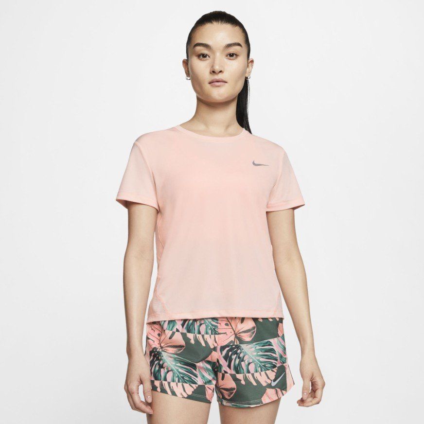 Áo Phông - Áo thun Chạy Nữ Nike As W Nk Miler Top Ss AJ8122-664