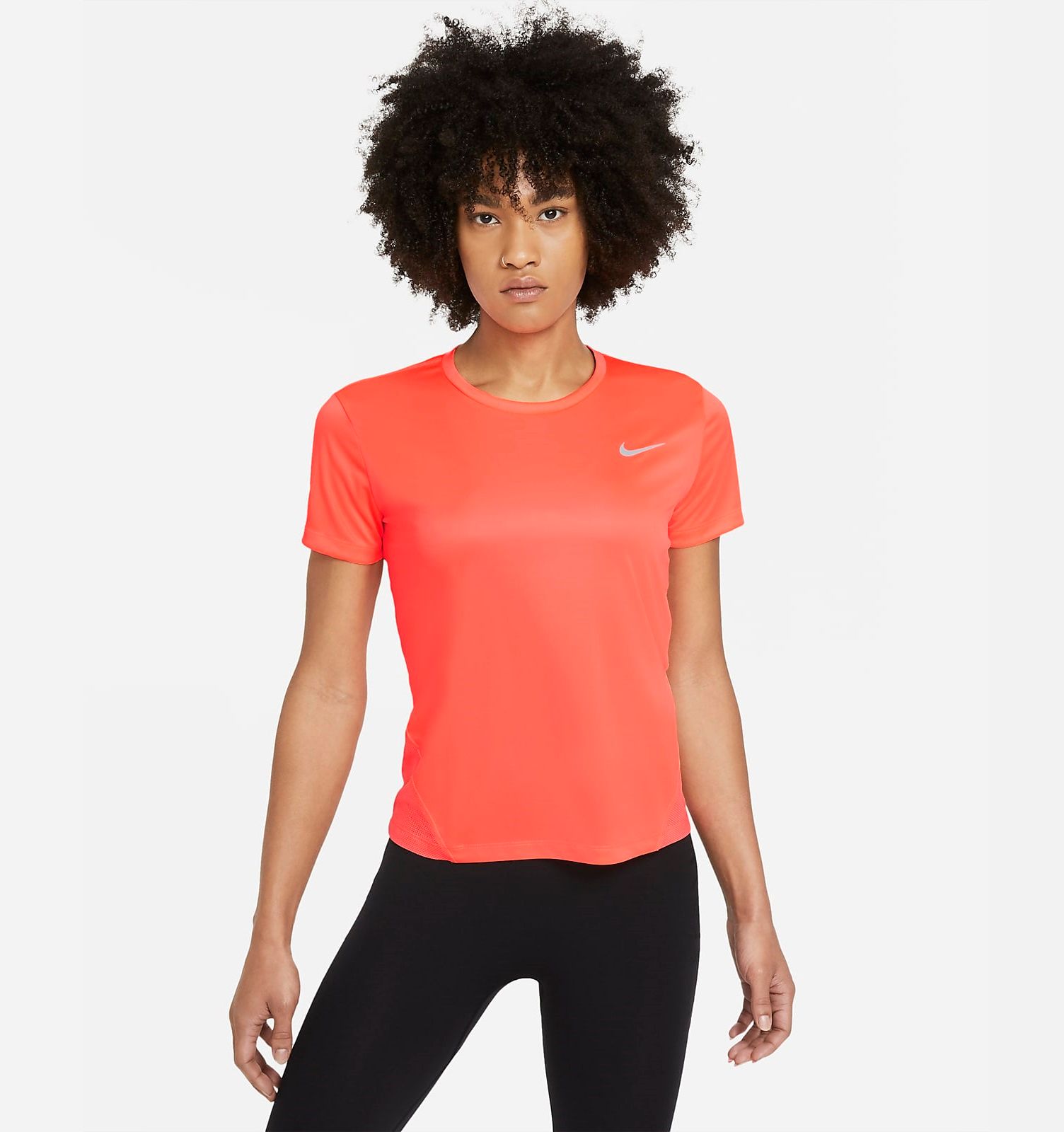 Áo Phông - Áo thun Chạy Nữ Nike As W Nk Miler Top Ss AJ8122-854