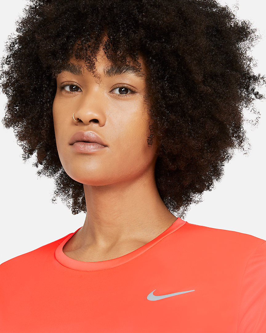 Áo Phông - Áo thun Chạy Nữ Nike As W Nk Miler Top Ss AJ8122-854