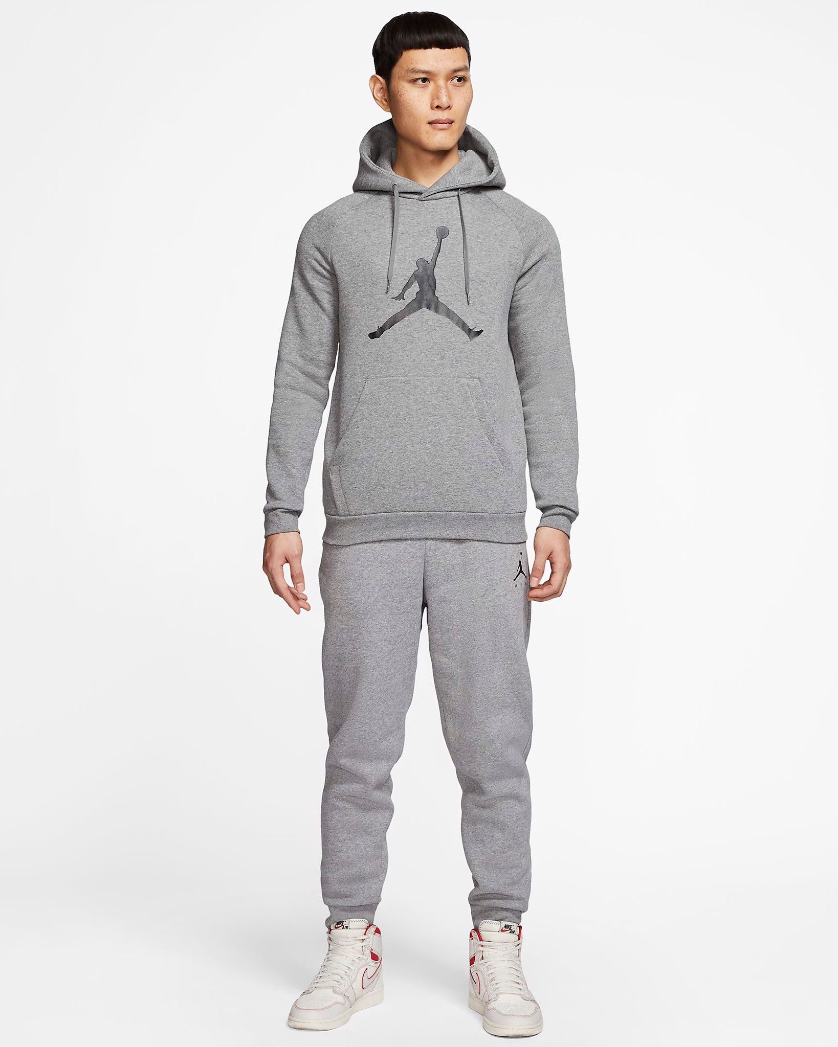 Áo Khoác Jordan Nam NIKE M J Jumpman Logo Flc Po AV3145-091