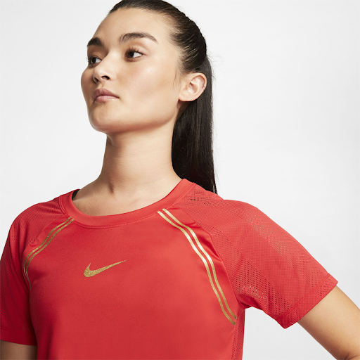 Áo Phông - Áo thun Chạy Nữ Nike As W Nk Top Ss Glam BV3816-657
