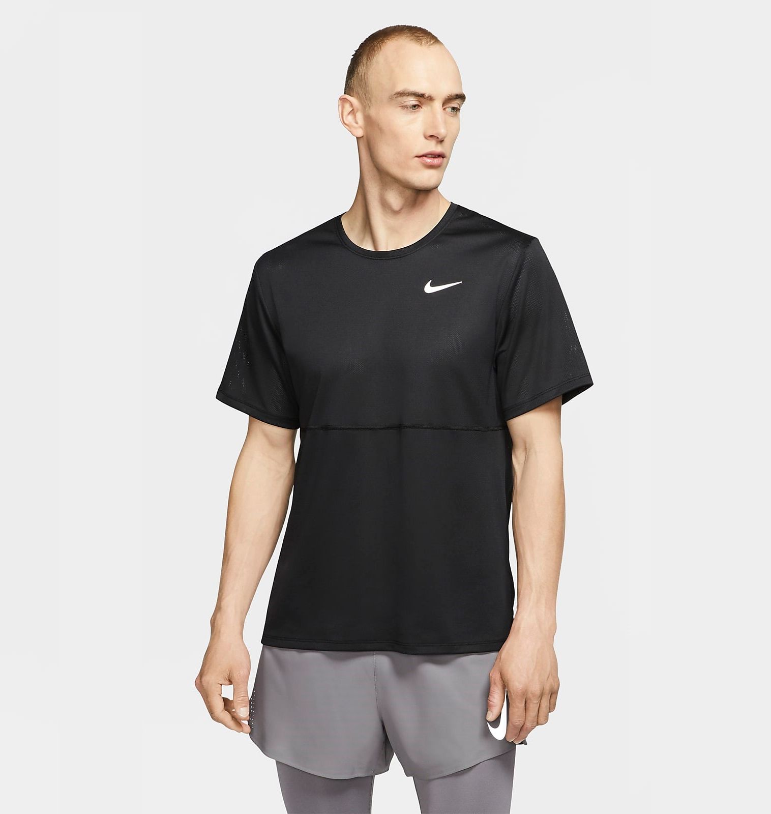 Áo Phông - Áo thun Chạy Nam Nike As M Nk Df Run Top Ss CJ5333-010