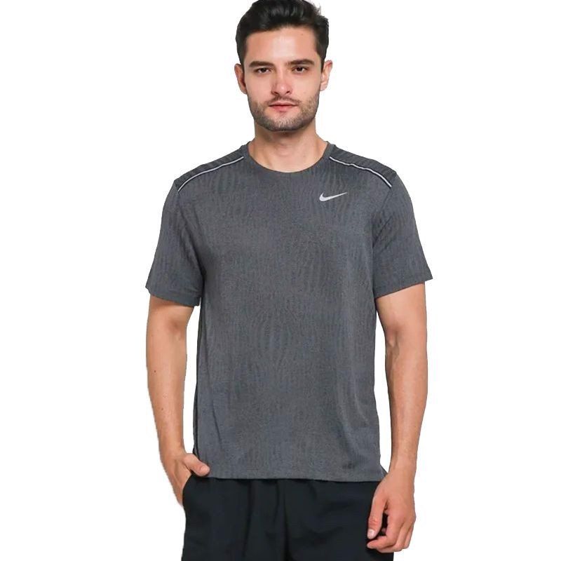 Áo Phông - Áo thun Chạy Nam Nike As M Nk Dry Miler Ss Jacquard CJ5343-010