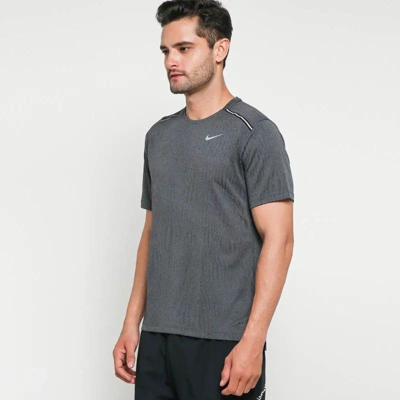 Áo Phông - Áo thun Chạy Nam Nike As M Nk Dry Miler Ss Jacquard CJ5343-010