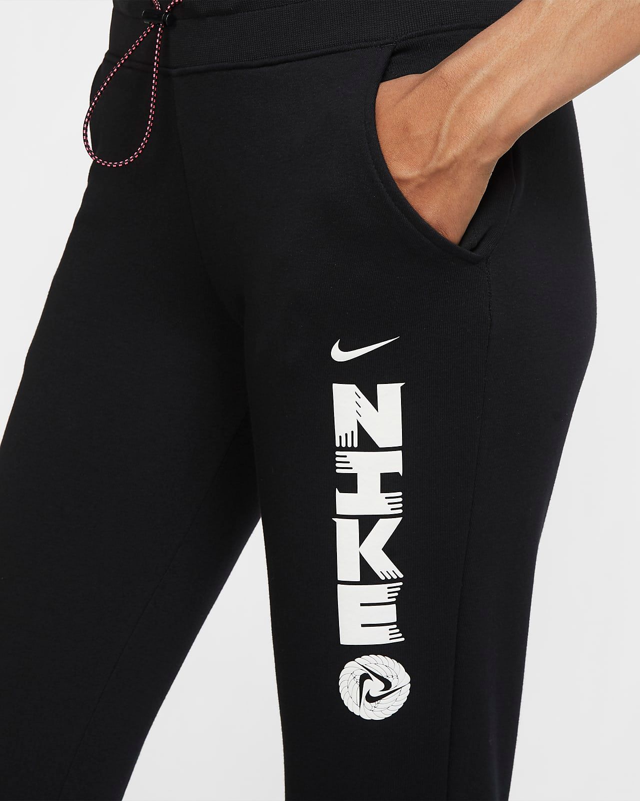 Quần dài Tập Luyện Nữ NIKE As W Nk Icnclsh Dy Fc Pt 7/8 CU5059-010