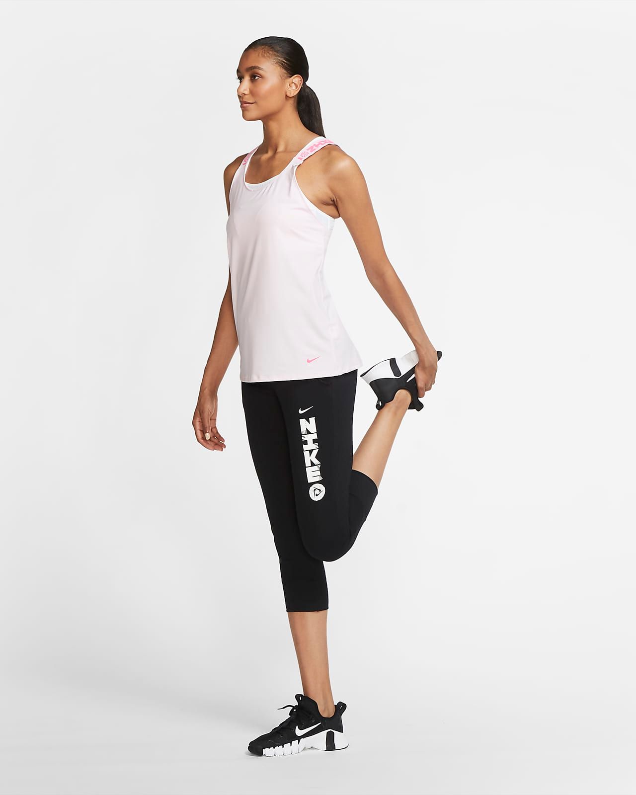 Quần dài Tập Luyện Nữ NIKE As W Nk Icnclsh Dy Fc Pt 7/8 CU5059-010