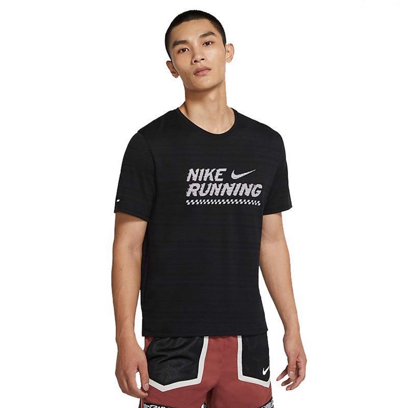 Áo Phông - Áo thun Chạy Nam NIKE As M Nk Miler Ss Ff Gx CU6435-010
