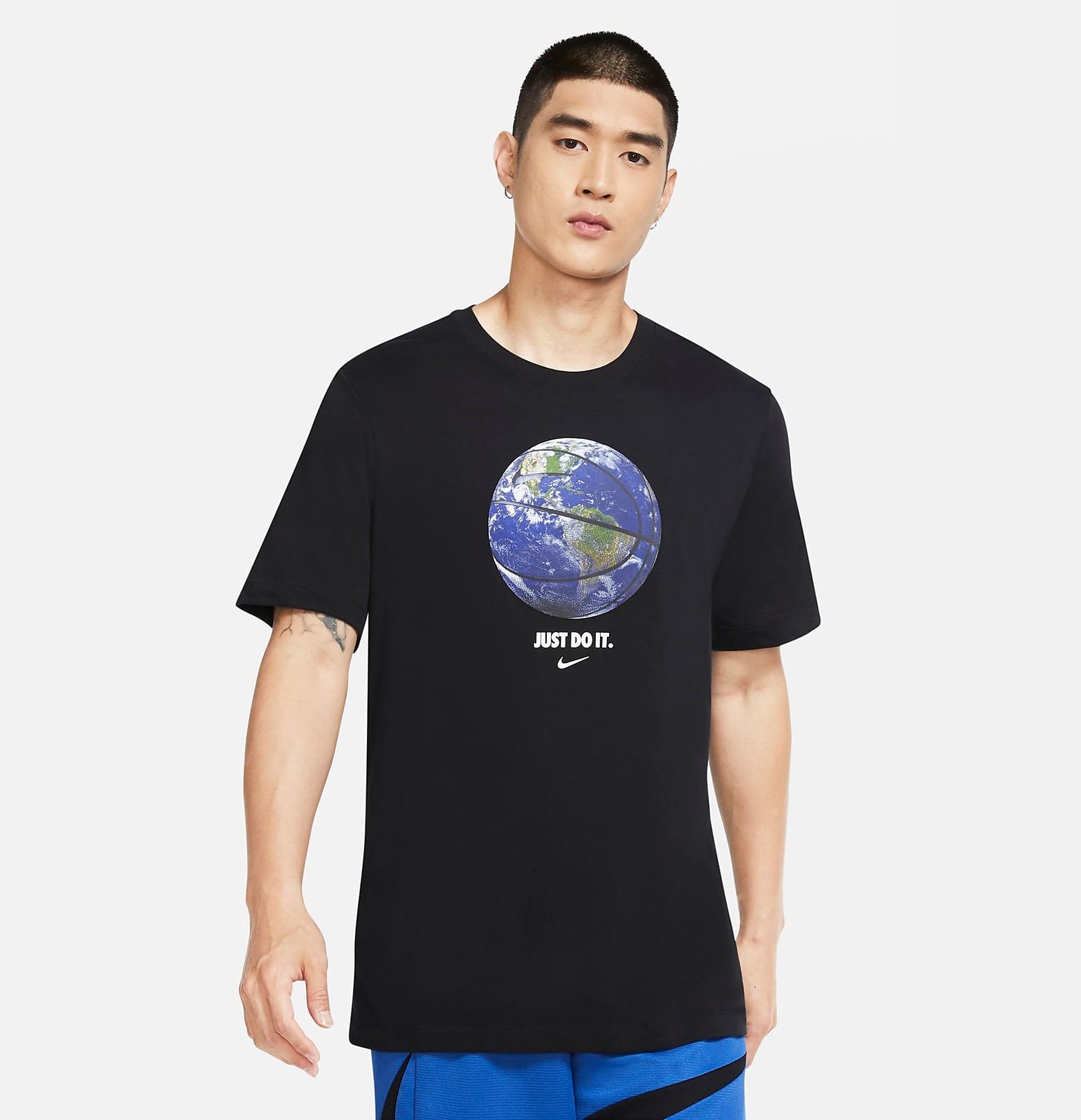 Áo Phông - Áo thun Bóng Rổ Nam Nike As M Nk Dry Tee Oc Photo CV1074-010