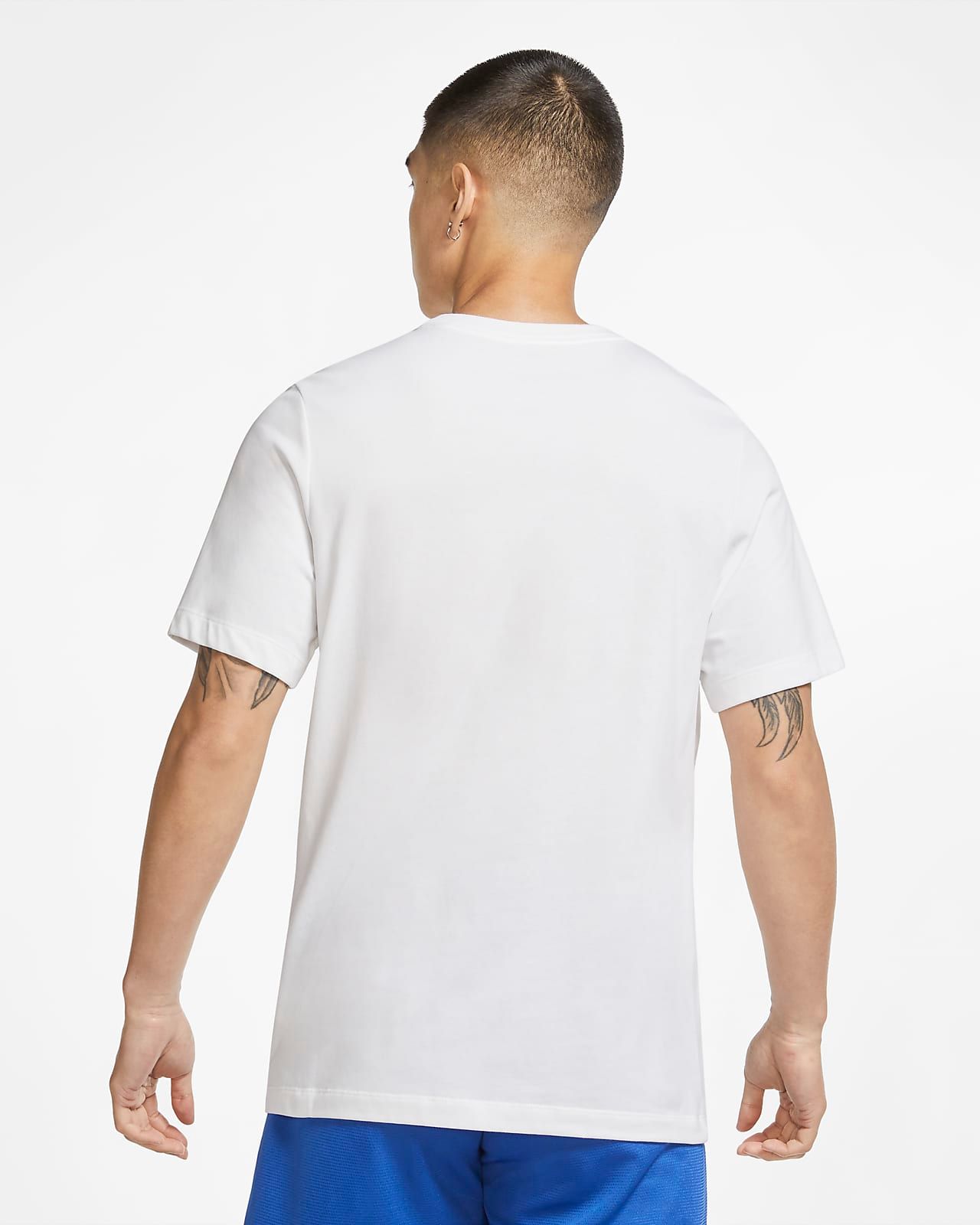 Áo Phông - Áo thun Bóng Rổ Nam Nike As M Nk Dry Tee Oc Photo CV1074-100