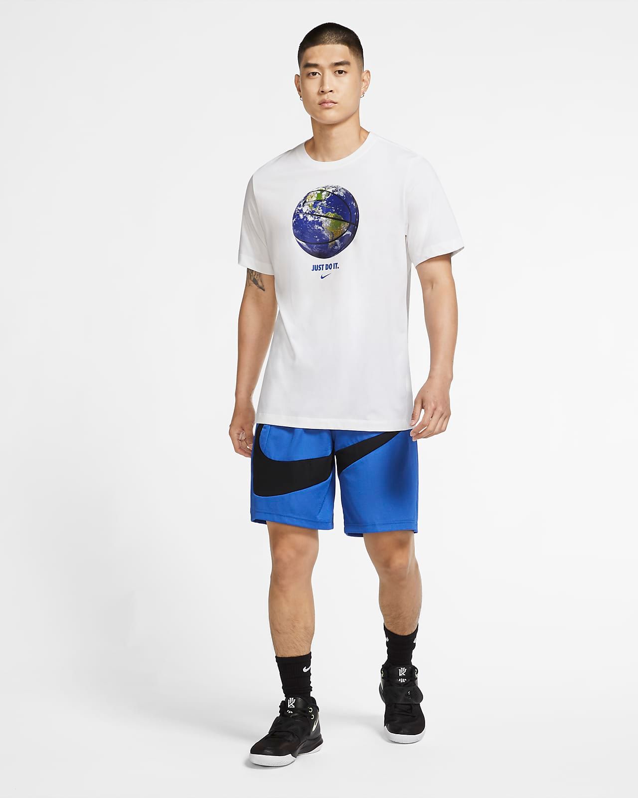 Áo Phông - Áo thun Bóng Rổ Nam Nike As M Nk Dry Tee Oc Photo CV1074-100