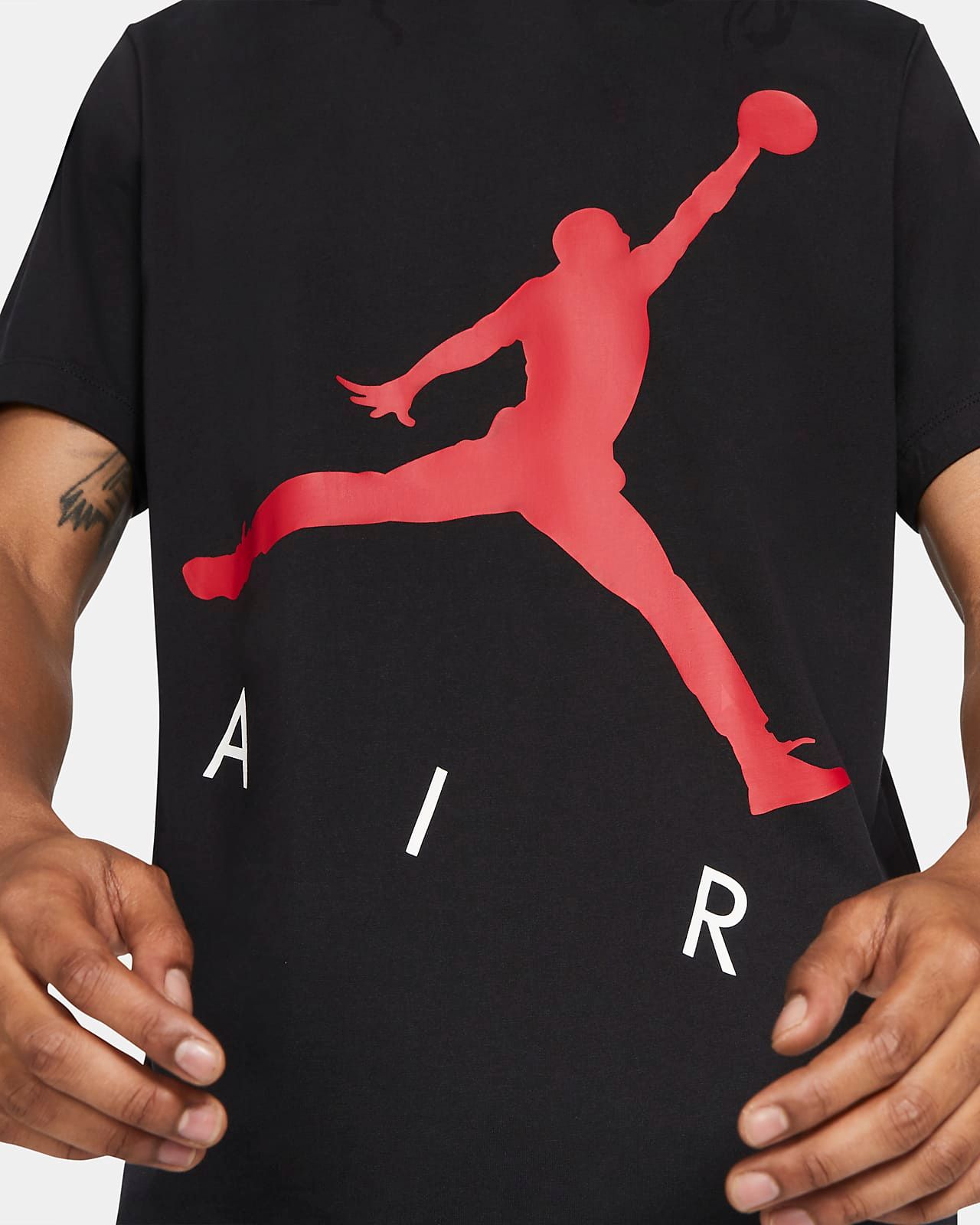 Áo Phông - Áo thun Bóng Rổ Nam Nike M J Jumpman Air Hbr Ss Crew CV3425-010