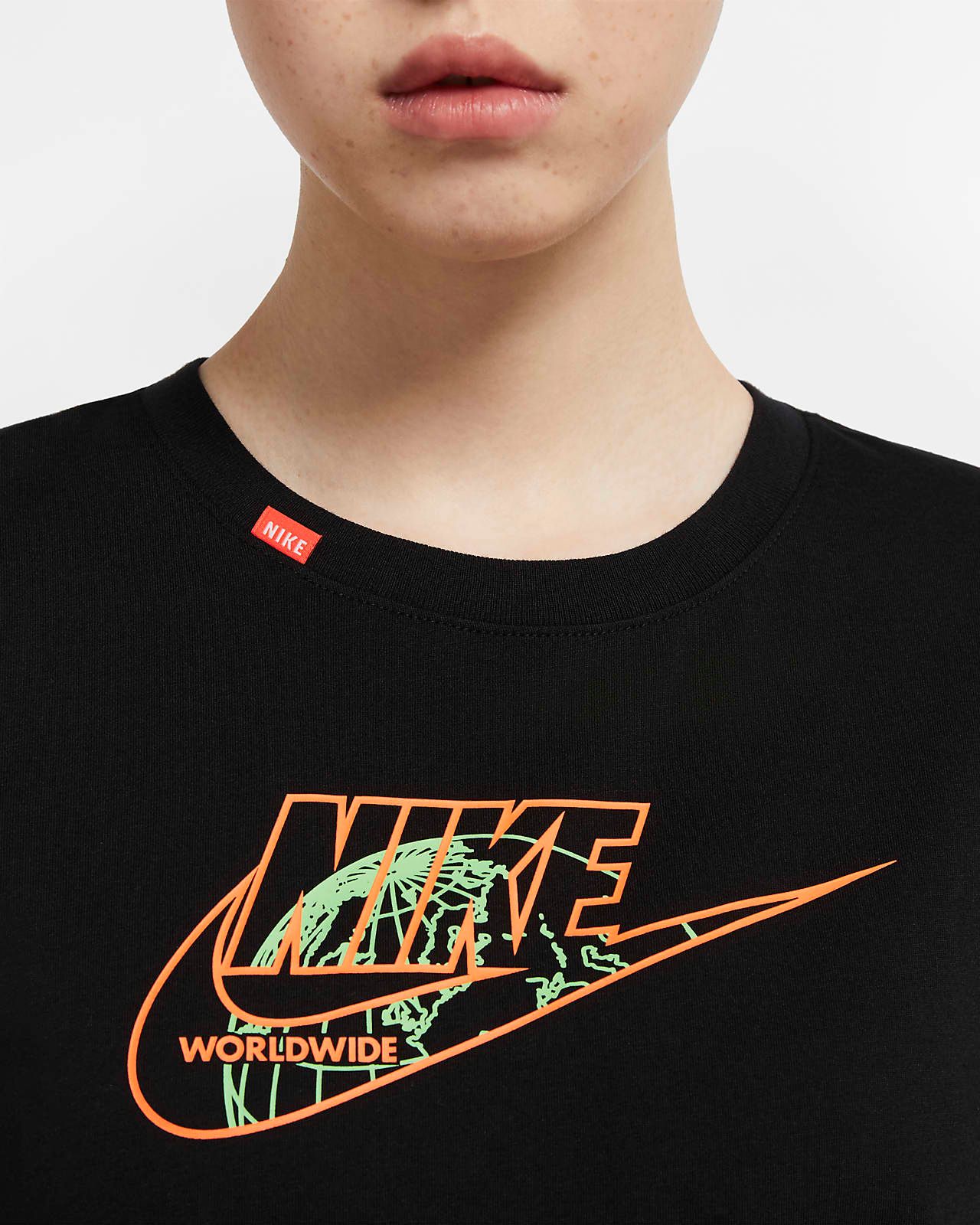 Áo Phông - Áo thun Nữ Nike As W Nsw Tee Worldwide 1 CV9165-010