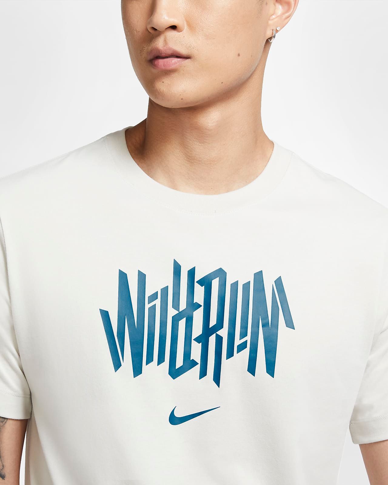 Áo Phông - Áo thun Chạy Nam Nike As M Nk Dry Tee Wild Run CW0950-072