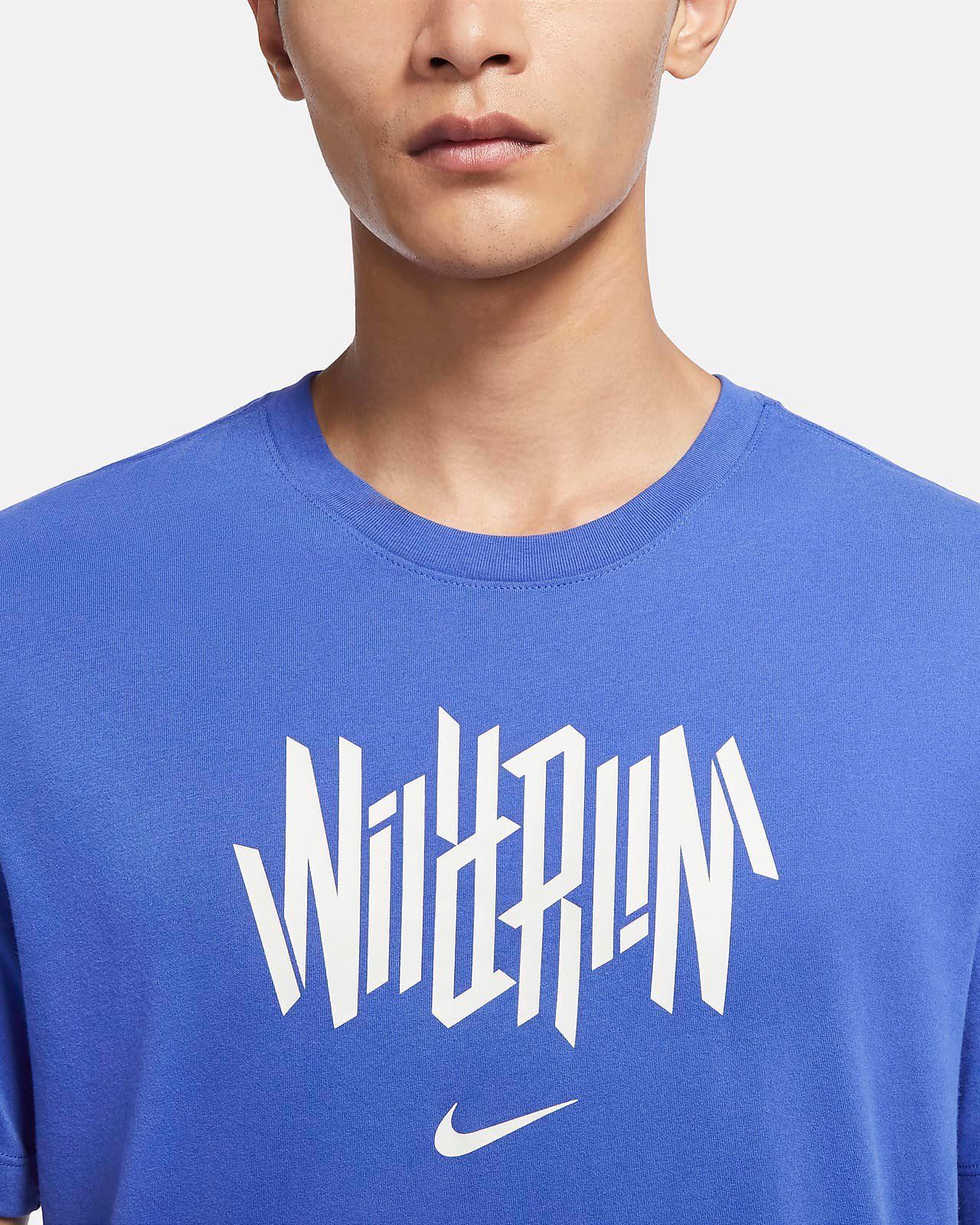Áo Phông - Áo thun Chạy Nam Nike As M Nk Dry Tee Wild Run CW0950-430