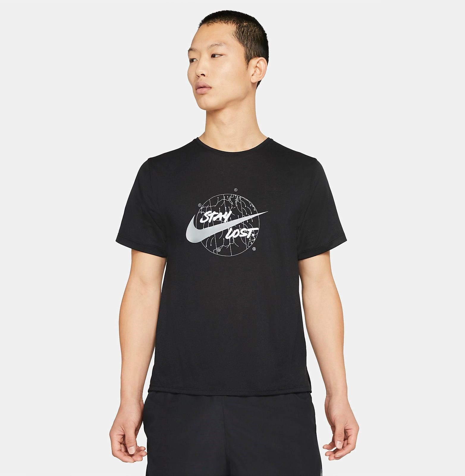 Áo Phông - Áo thun Chạy Nam Nike As M Nk Df Miler Top Ss Wr Gx DA0217-010