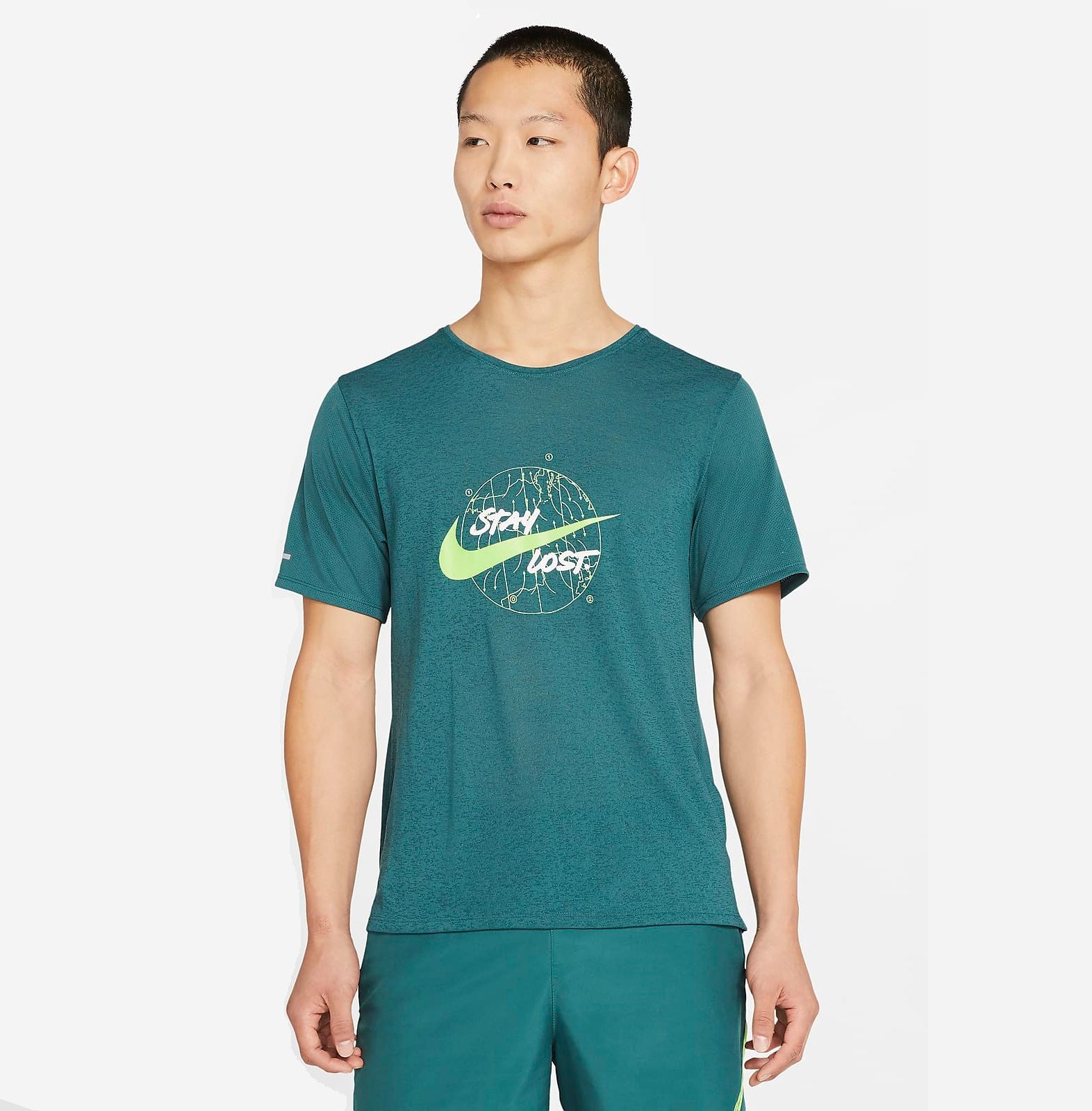 Áo Phông - Áo thun Chạy Nam Nike As M Nk Df Miler Top Ss Wr Gx DA0217-393