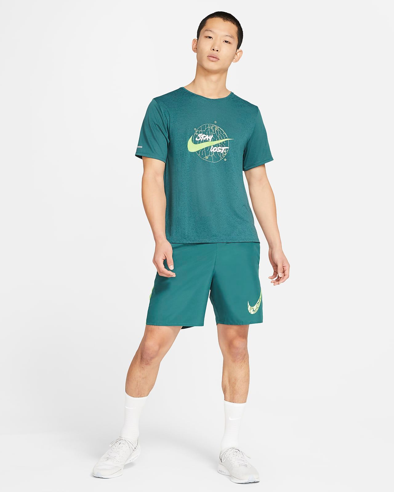 Áo Phông - Áo thun Chạy Nam Nike As M Nk Df Miler Top Ss Wr Gx DA0217-393