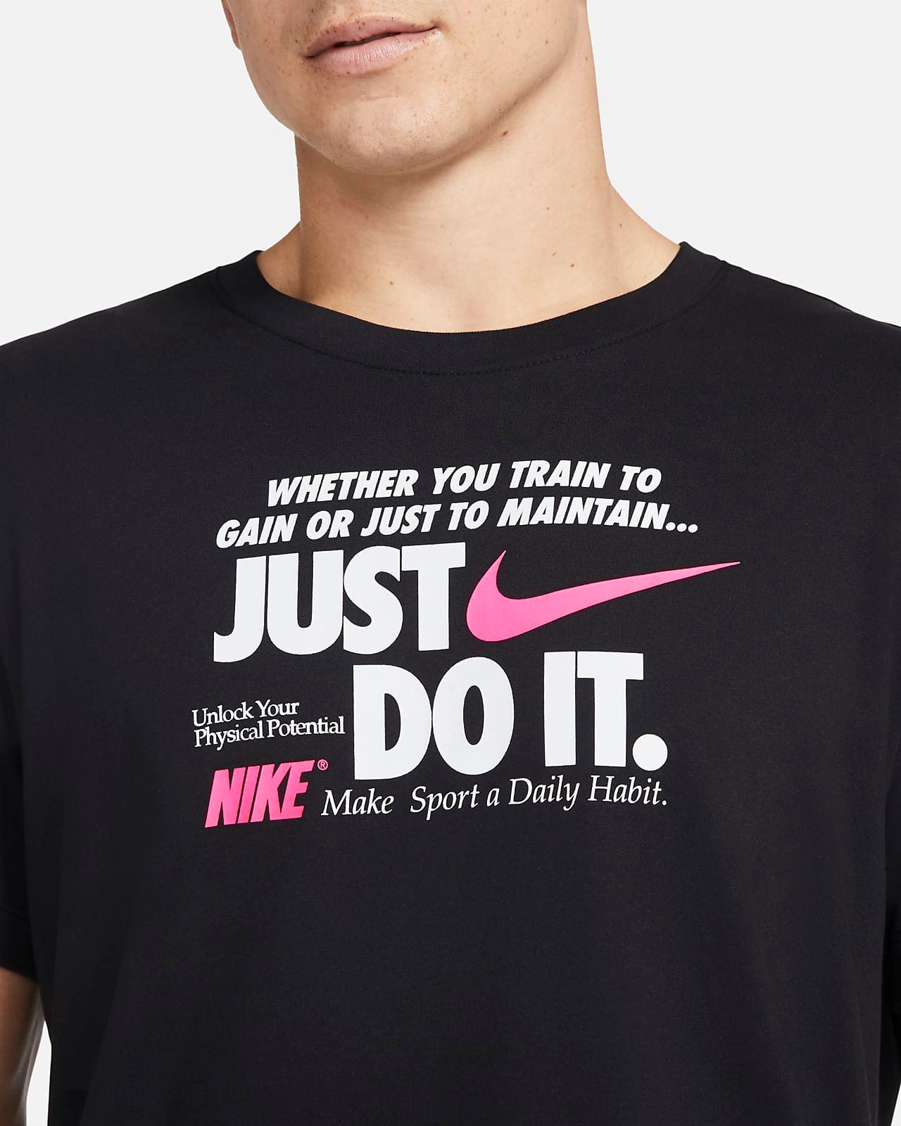 Áo Phông - Áo thun Tập Luyện Nam Nike As M Nk Dfc Tee Jdi Verbiage DA0644-010