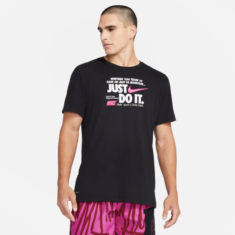 Áo Phông - Áo thun Tập Luyện Nam Nike As M Nk Dfc Tee Jdi Verbiage DA0644-010