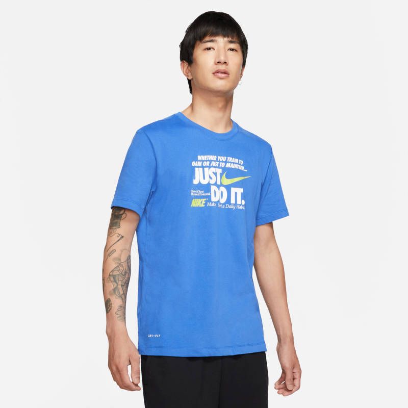Áo Phông - Áo thun Tập Luyện Nam Nike As M Nk Dfc Tee Jdi Verbiage DA0644-480