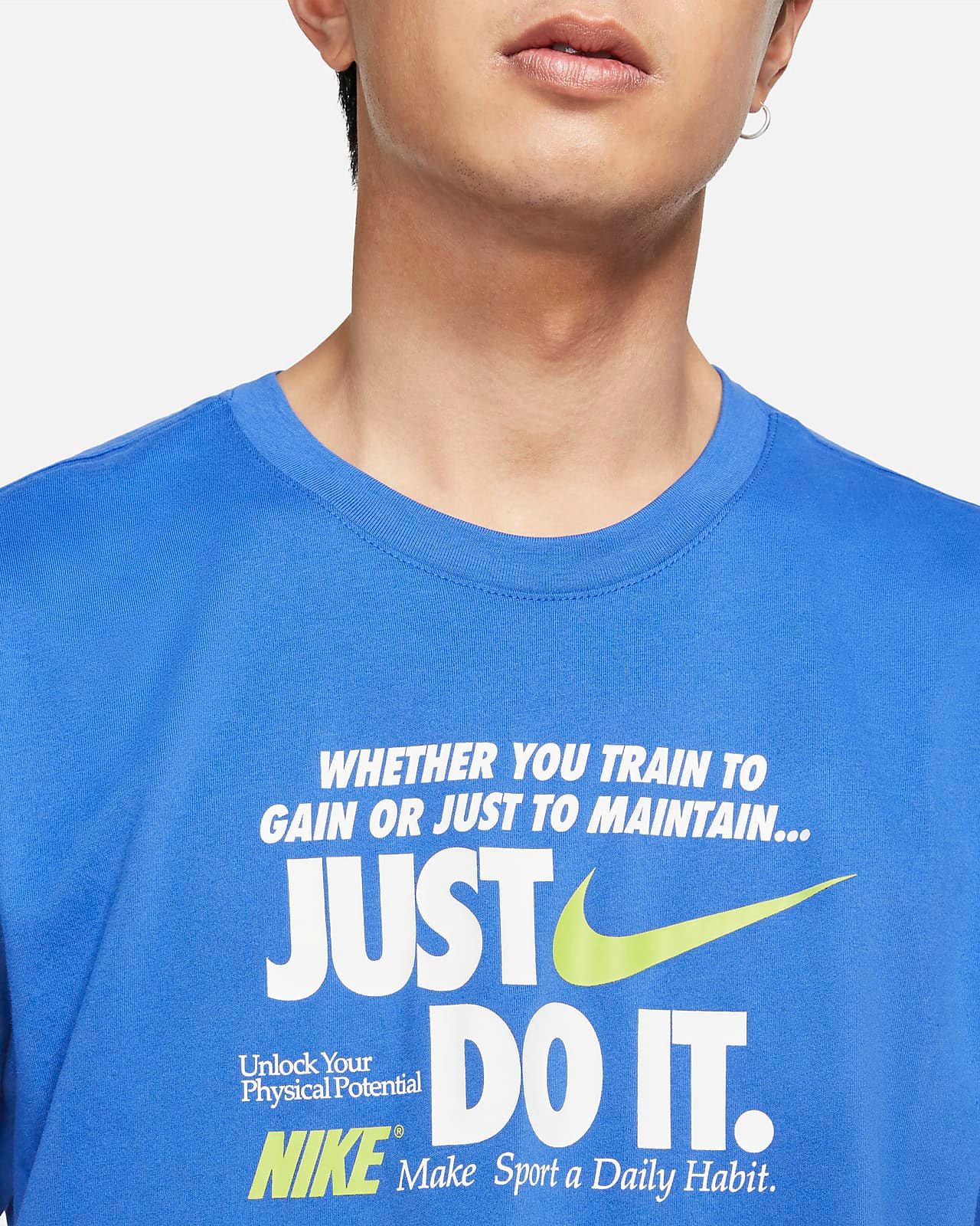 Áo Phông - Áo thun Tập Luyện Nam Nike As M Nk Dfc Tee Jdi Verbiage DA0644-480