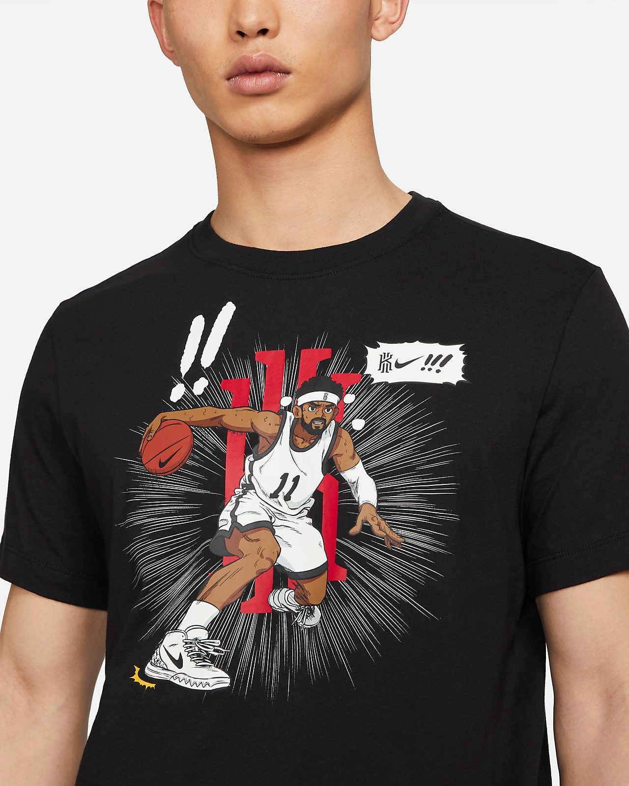 Áo Phông - Áo thun Bóng Rổ Nam Nike Nike Kyrie Logo Basketball Black DD0780-010