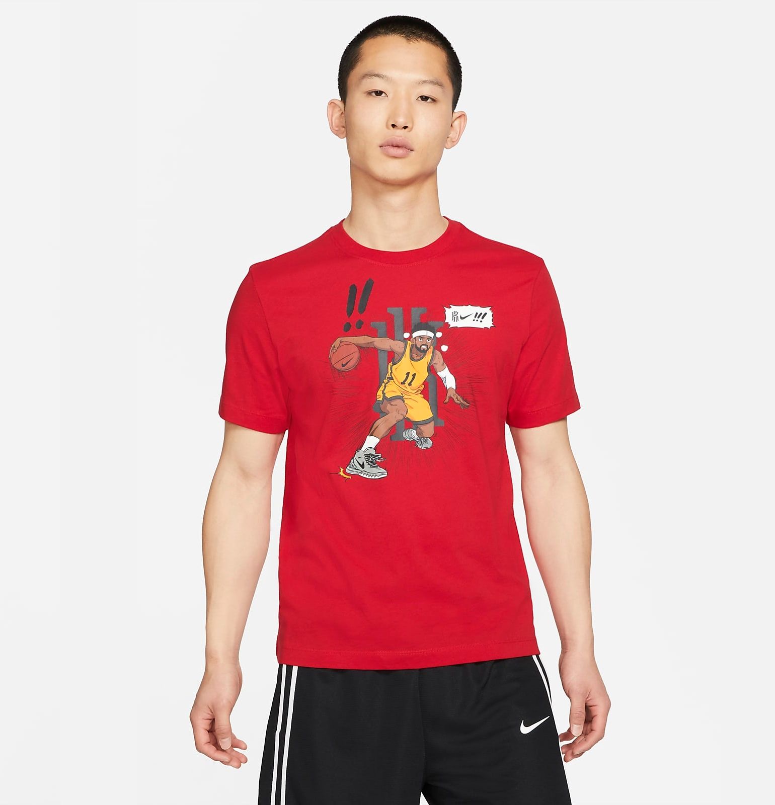 Áo Phông - Áo thun Bóng Rổ Nam Nike Nike Kyrie Logo Basketball Red DD0780-657