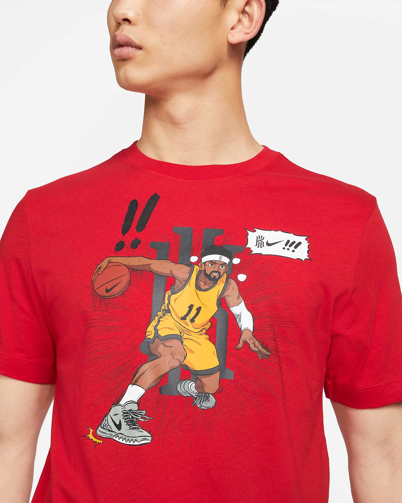 Áo Phông - Áo thun Bóng Rổ Nam Nike Nike Kyrie Logo Basketball Red DD0780-657